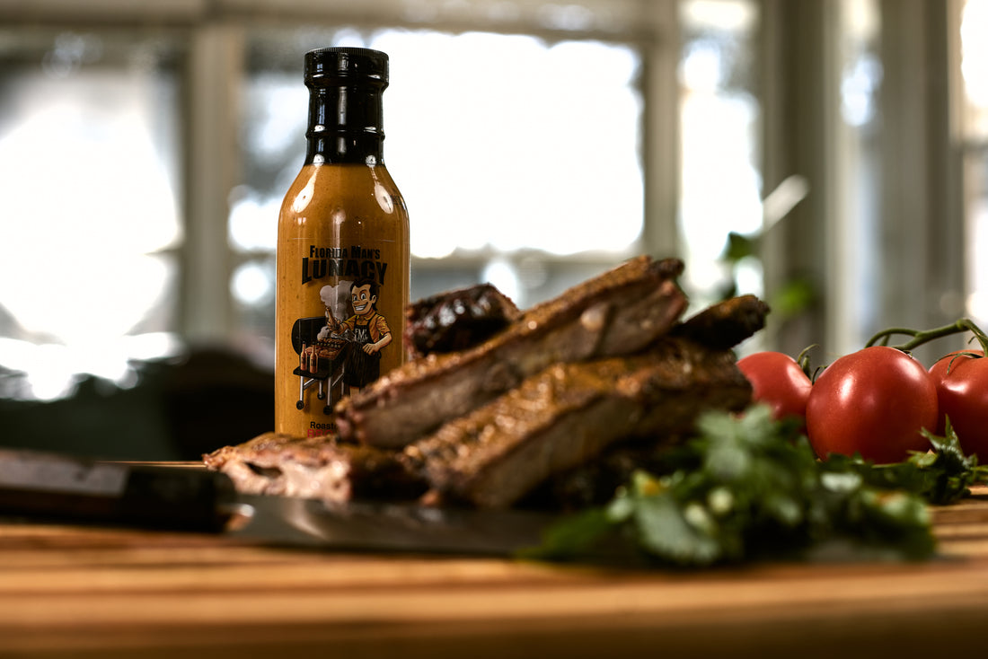 FML Roasted Garlic BBQ Sauce Smoked Ribs