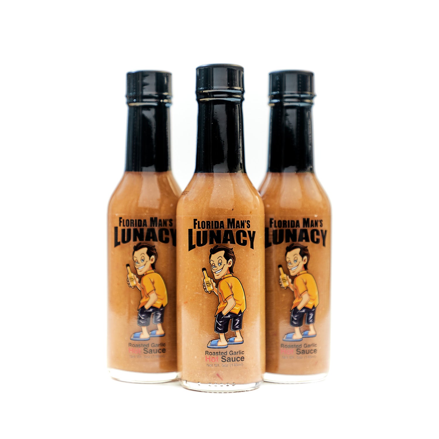FML Roasted Garlic Hot Sauce 3pk Florida Man’s Lunacy